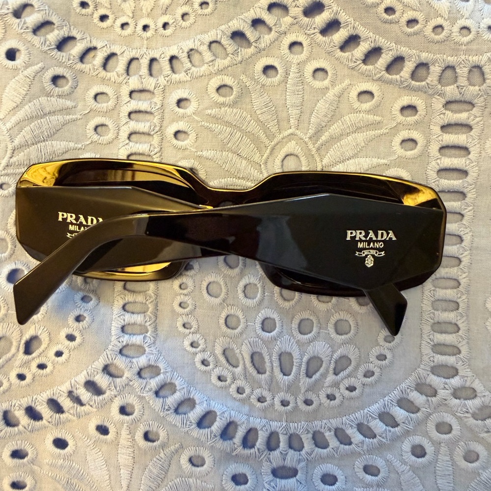 Prada Sleek Black Sunglasses - Picture 6 of 10